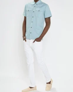 Homme Scotch & Soda Jean Slim Fit Ralton blanc