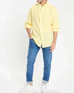 Homme Hackett London Jean Slim Fit Wash Flex bleu moyen