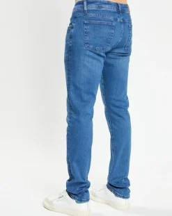 Homme Hackett London Jean Slim Fit Wash Flex bleu moyen