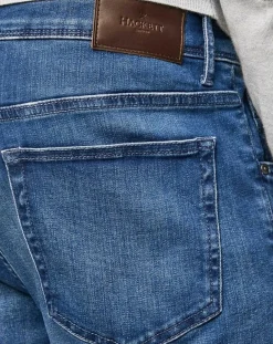 Homme Hackett London Jean Slim Fit Wash Flex bleu moyen