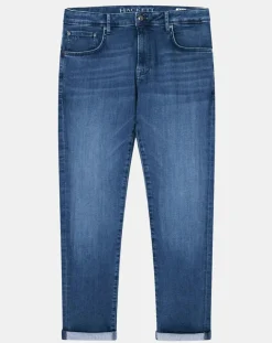 Homme Hackett London Jean Slim Fit Wash Flex bleu moyen