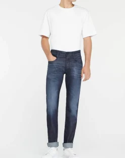 New Replay Jean Slim Pure Denim Anbass bleu foncé