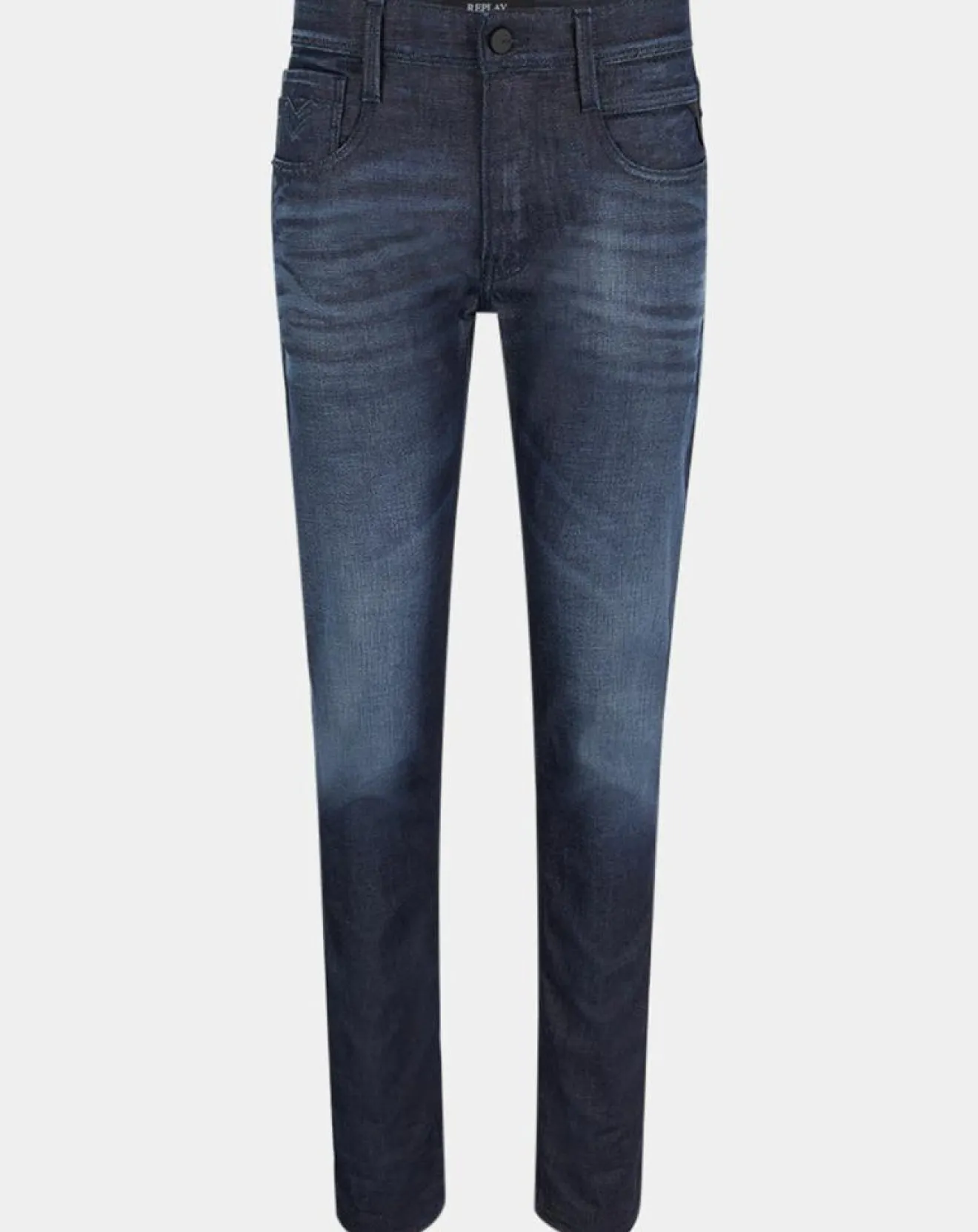 New Replay Jean Slim Pure Denim Anbass bleu foncé