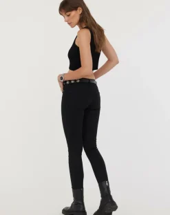 Sale Acquaverde Jean slim Scarlett noir