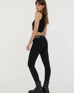 Sale Acquaverde Jean slim Scarlett noir