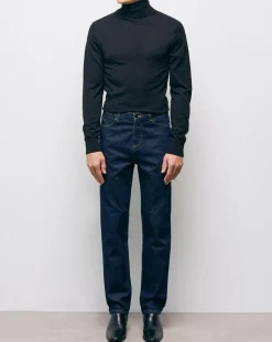 Homme The Kooples Jean Straight brut bleu brut