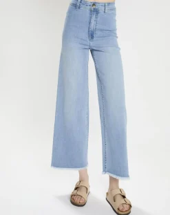 Clearance Billabong Jean taille haute 7/8 effilé bleu clair