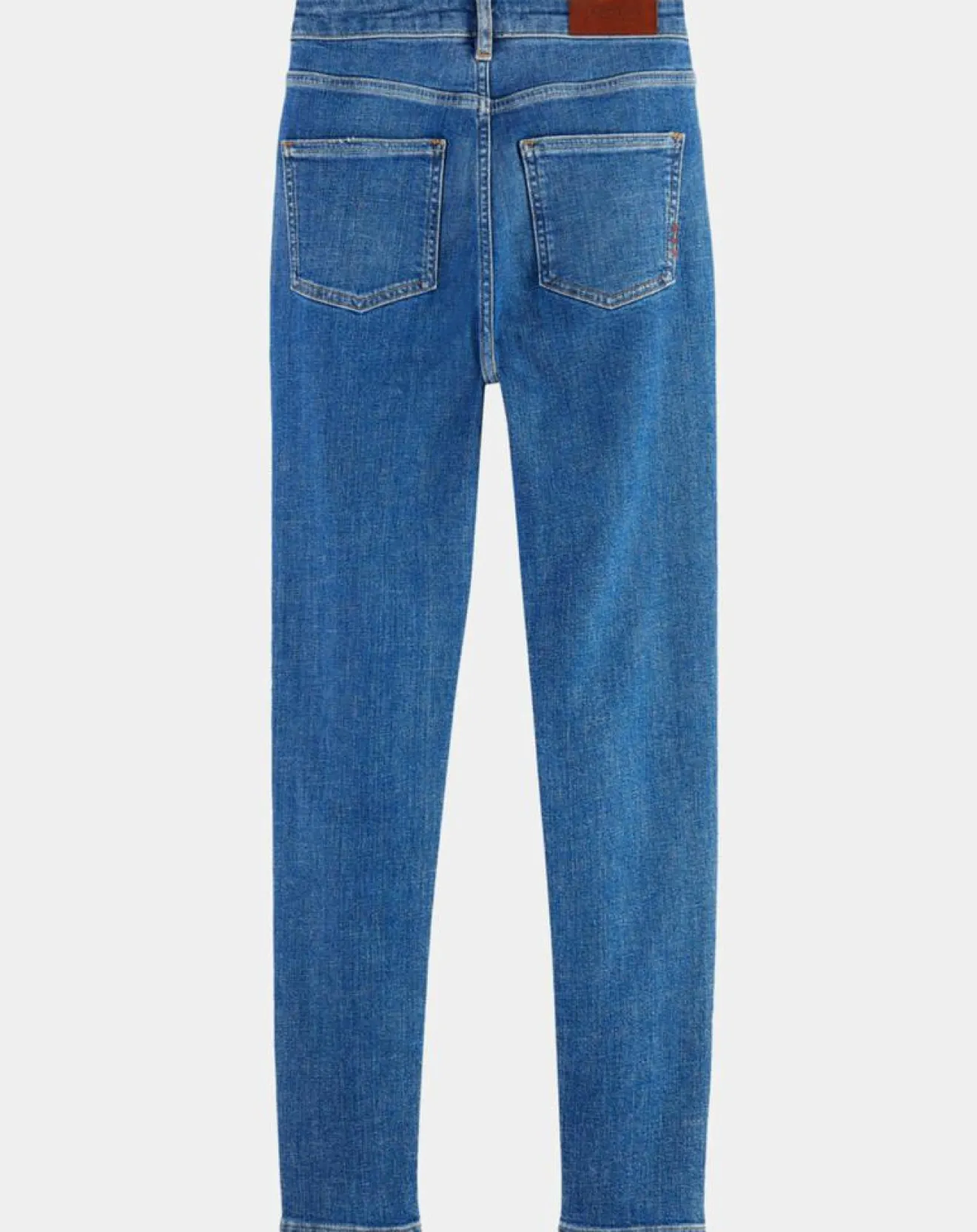 Femme Scotch & Soda Jean taille haute Skinny bleu