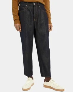 Homme Scotch & Soda Jean tapered bleu brut