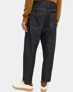 Homme Scotch & Soda Jean tapered bleu brut