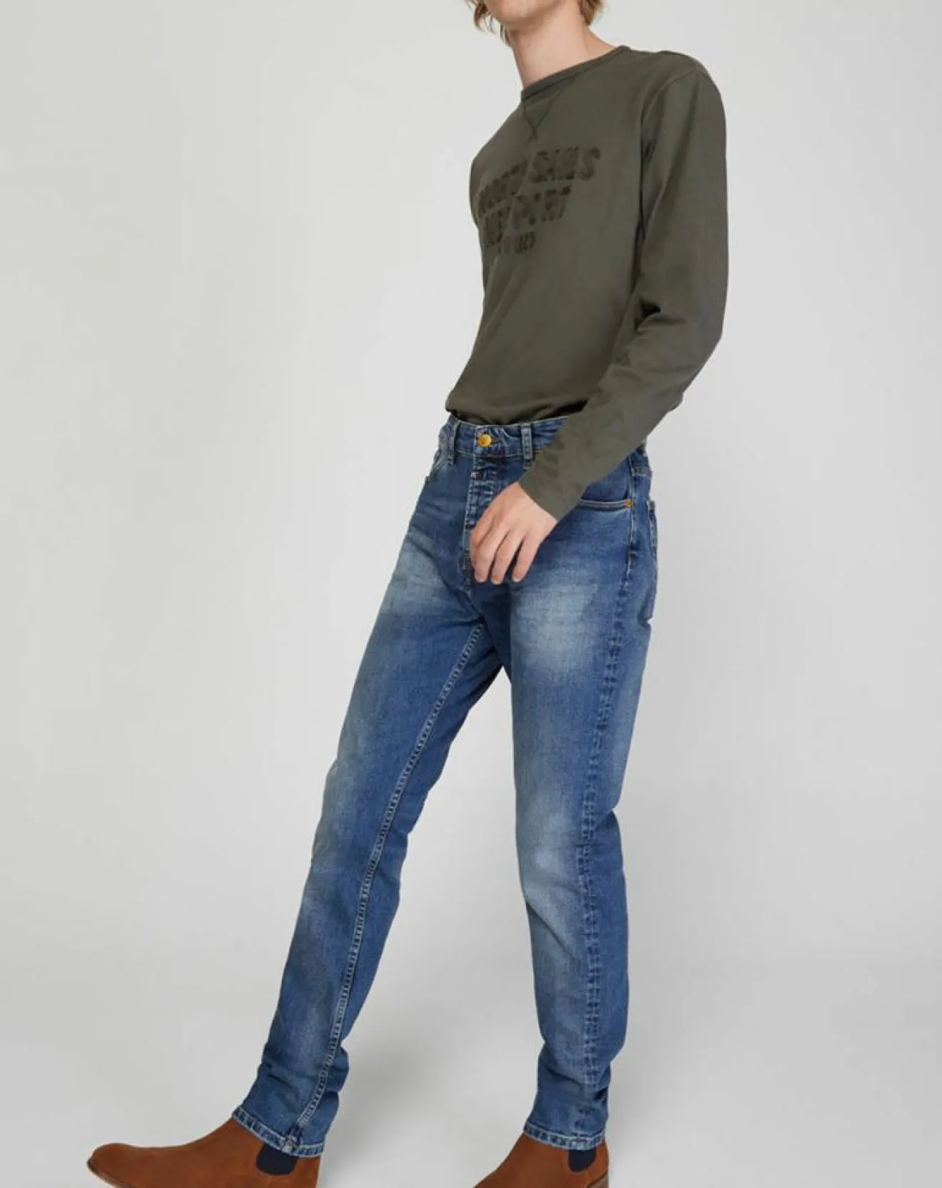 Discount Kaporal Jean tapered Douro bleu