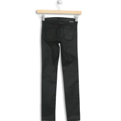 New Teddy Smith Jean Waxe en Toile de Coton noir