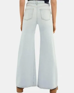 Femme Scotch & Soda Jean Wide Leg bleu clair