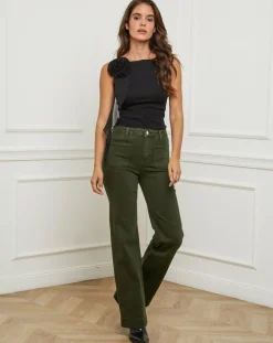 Femme L'Armoire de Suzette Jeans Alix kaki