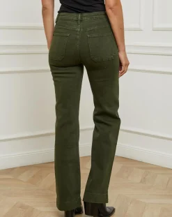 Femme L'Armoire de Suzette Jeans Alix kaki