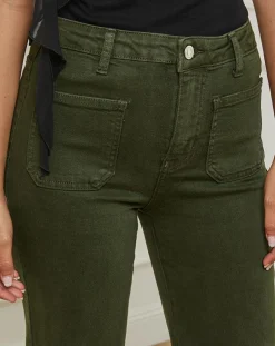 Femme L'Armoire de Suzette Jeans Alix kaki