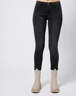 Clearance Esprit Jegging à taille mi-haute Slim Fit délavé gris foncé