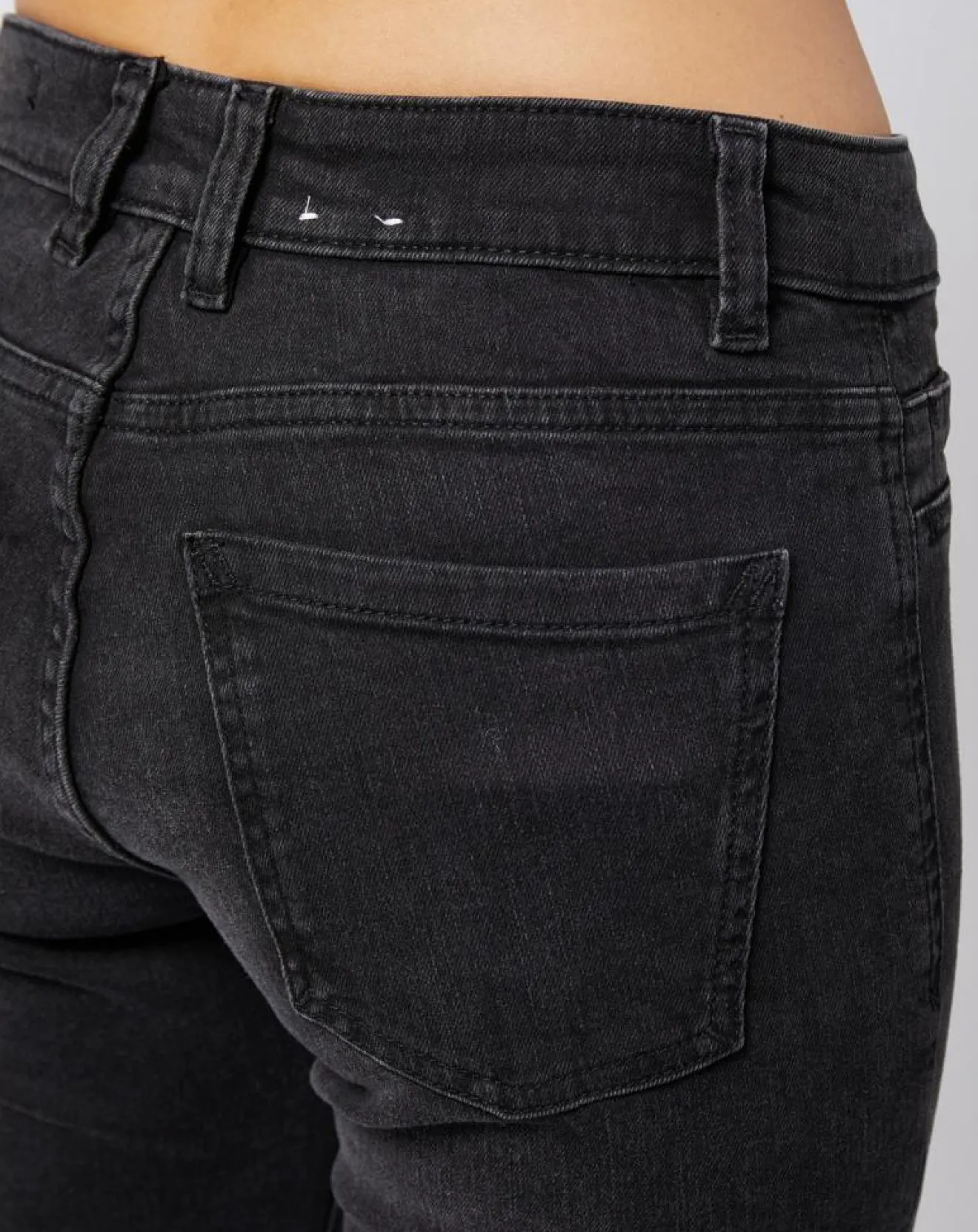 Clearance Esprit Jegging à taille mi-haute Slim Fit délavé gris foncé