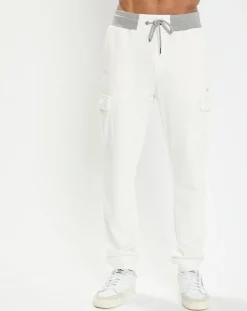 Clearance Hackett London Jogging cargo Slim Fit écru