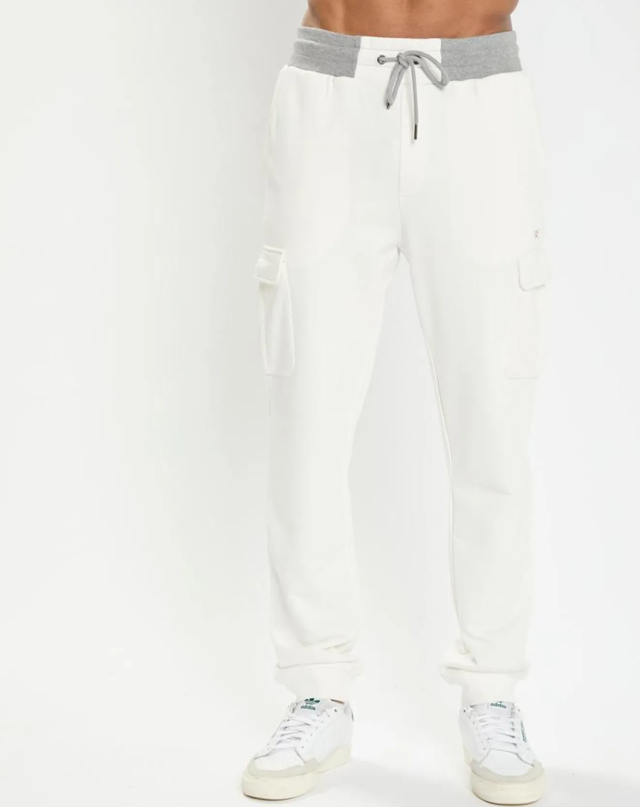 Clearance Hackett London Jogging cargo Slim Fit écru