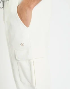 Clearance Hackett London Jogging cargo Slim Fit écru