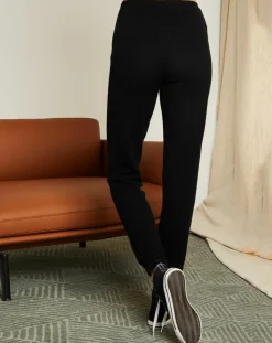 New Miss Cashmere Jogging en Laine & Cachemire Salomé noir