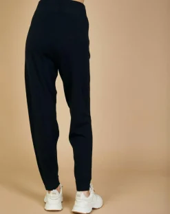 Hot Cashmere Tribu Jogging en Laine Cachemire Olivia noir