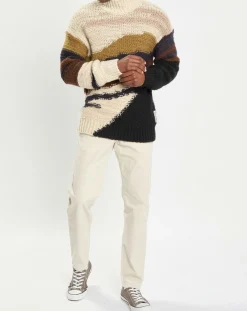 Homme Marc O'Polo Jogging en Velours côtelé Osby stretch écru