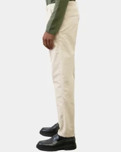 Homme Marc O'Polo Jogging en Velours côtelé Osby stretch écru