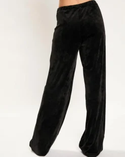 Femme Lauren Vidal Jogging en Velours Zana noir