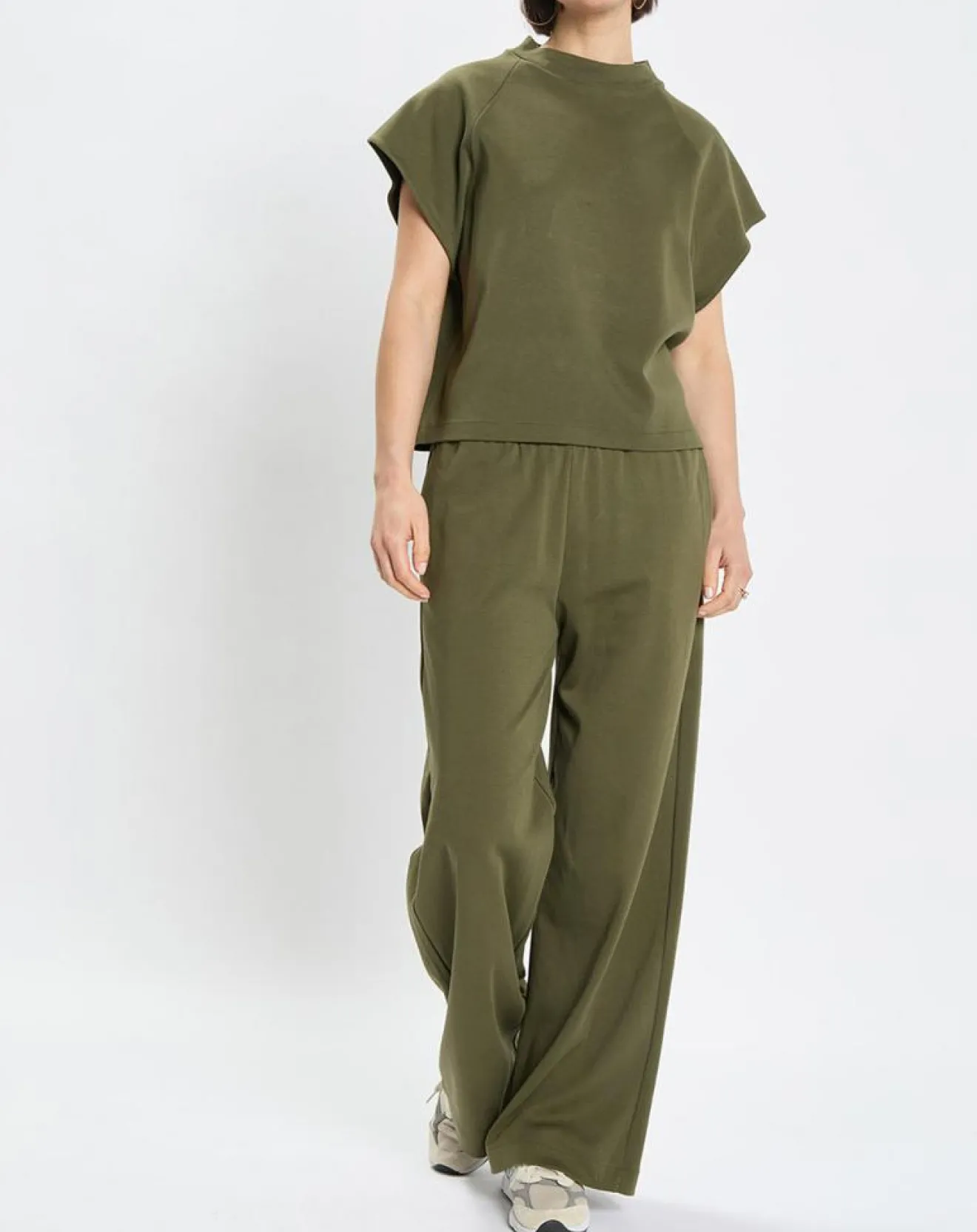 Discount Marc O'Polo Jogging large taille élastique kaki