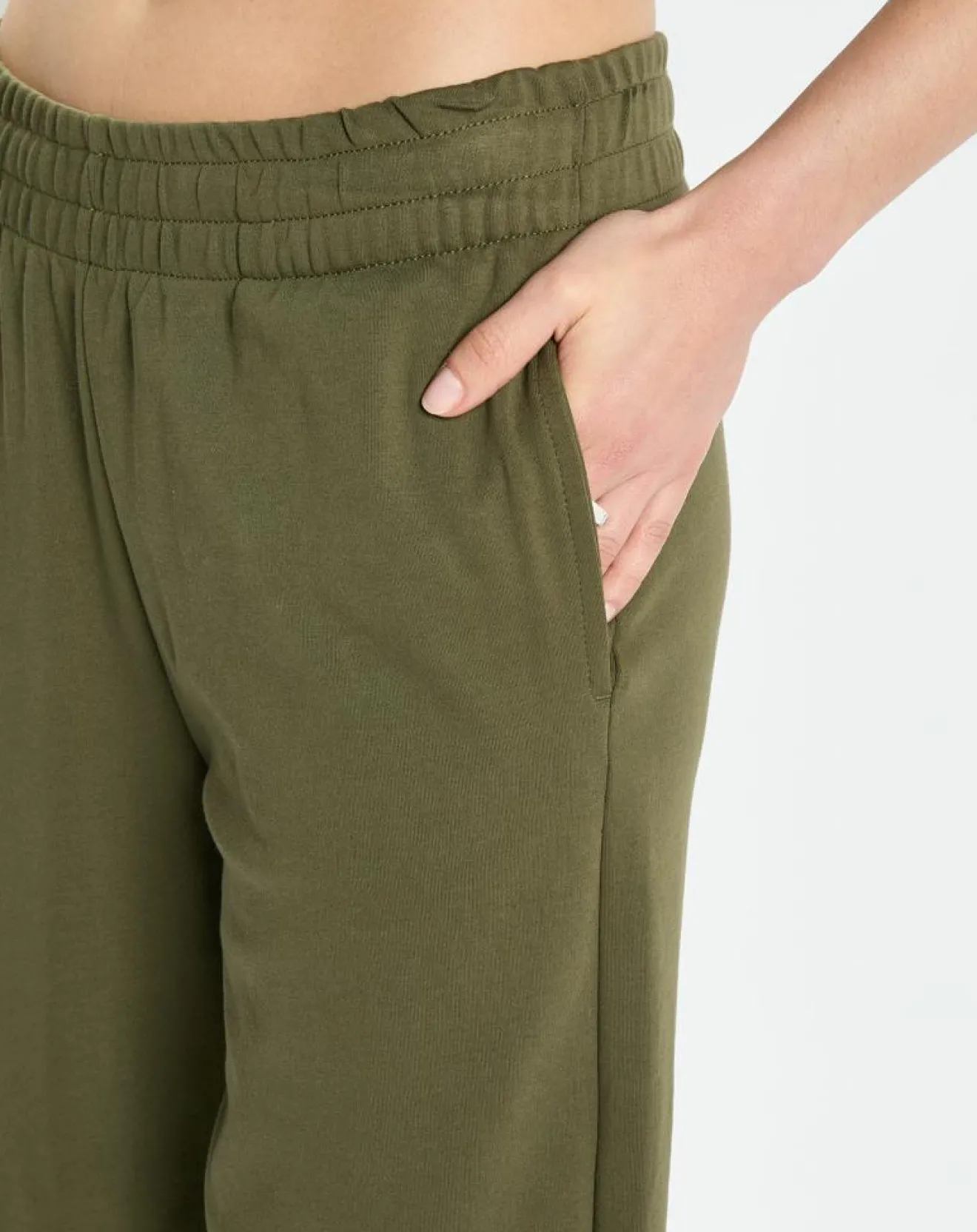 Discount Marc O'Polo Jogging large taille élastique kaki