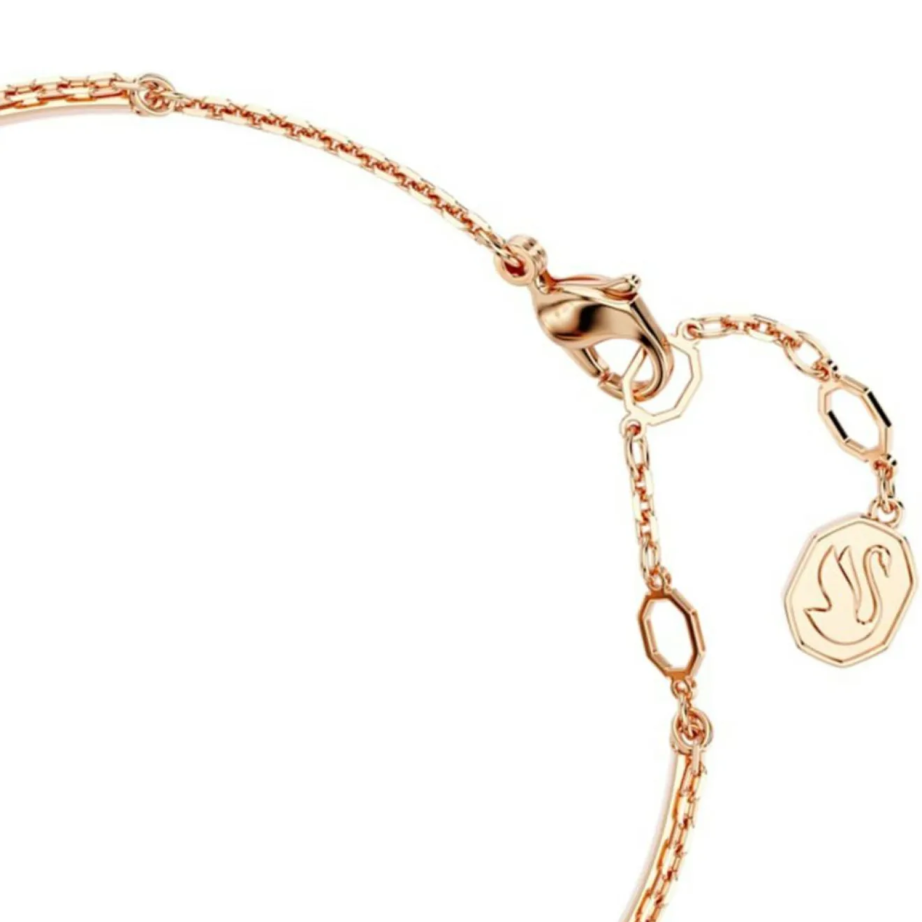 Discount Swarovski Jonc Swan Cygne doré rose/noir