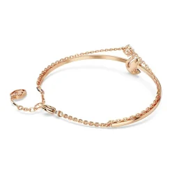 Discount Swarovski Jonc Swan Cygne doré rose/noir