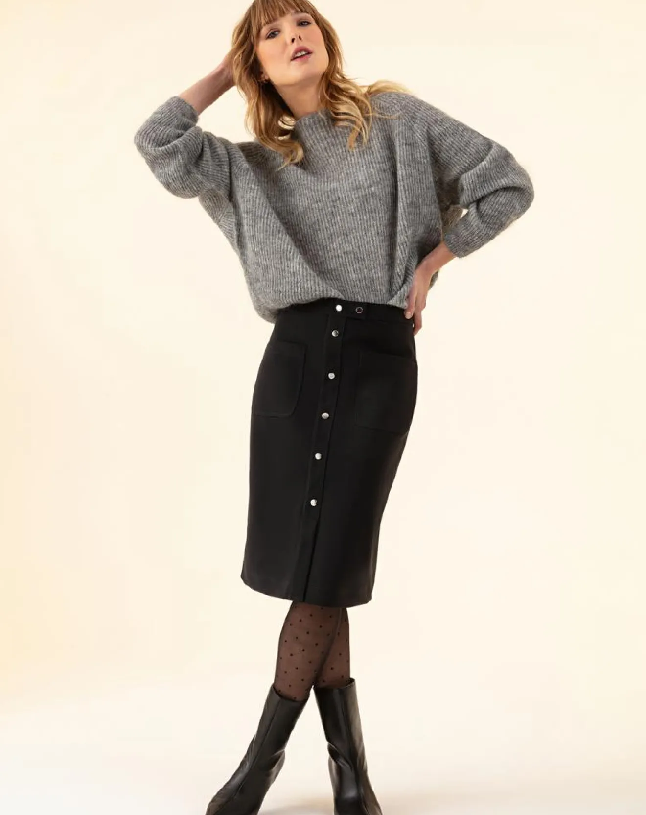 Clearance Indies Jupe Fanny noire