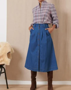 Hot Garance Paris Jupe Tolede bleue