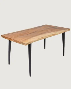 Uniqka Kanpur - Table repas en suar massif L160 cm 6 pers.