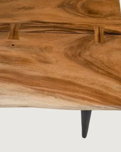 Uniqka Kanpur - Table repas en suar massif L160 cm 6 pers.