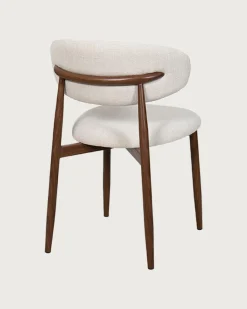 Sale Uniqka Kerin - Chaise en tissu et pieds métal