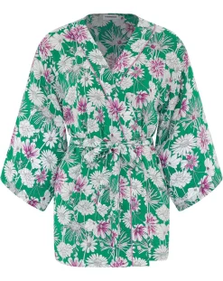 Hot Passionata Kimono Naya imprimé grandes fleurs multicolore