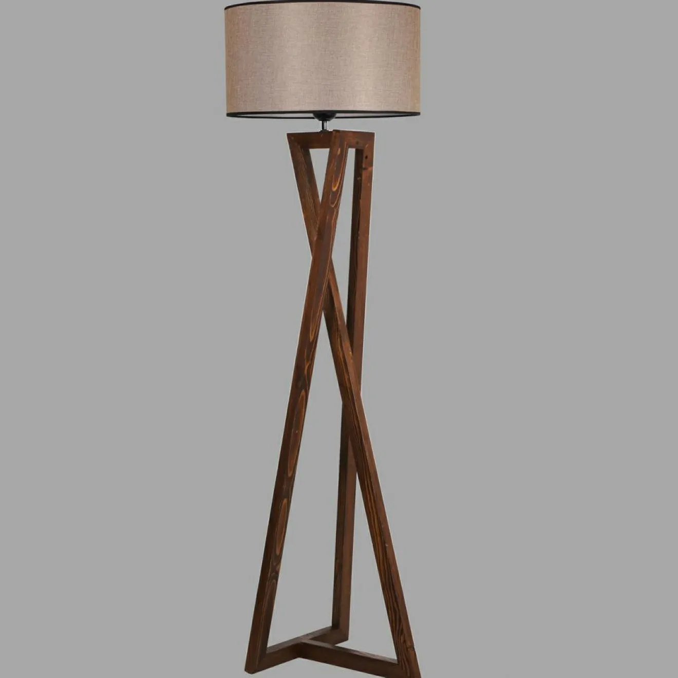 Opviq Lampadaire Arianne noyer - 24x45x166 cm
