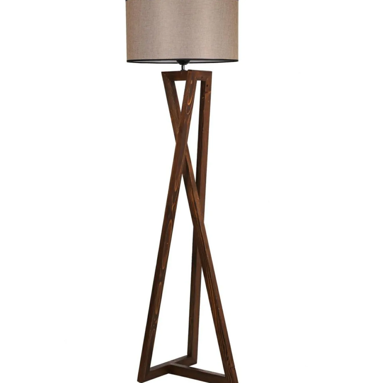 Opviq Lampadaire Arianne noyer - 24x45x166 cm