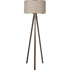 Sheen Lampadaire AYD beige/doré - 140 cm