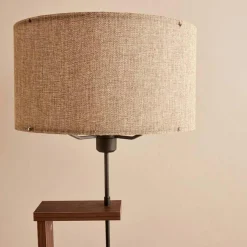 Opviq Lampadaire AYD beige/marron - D.38x20 cm