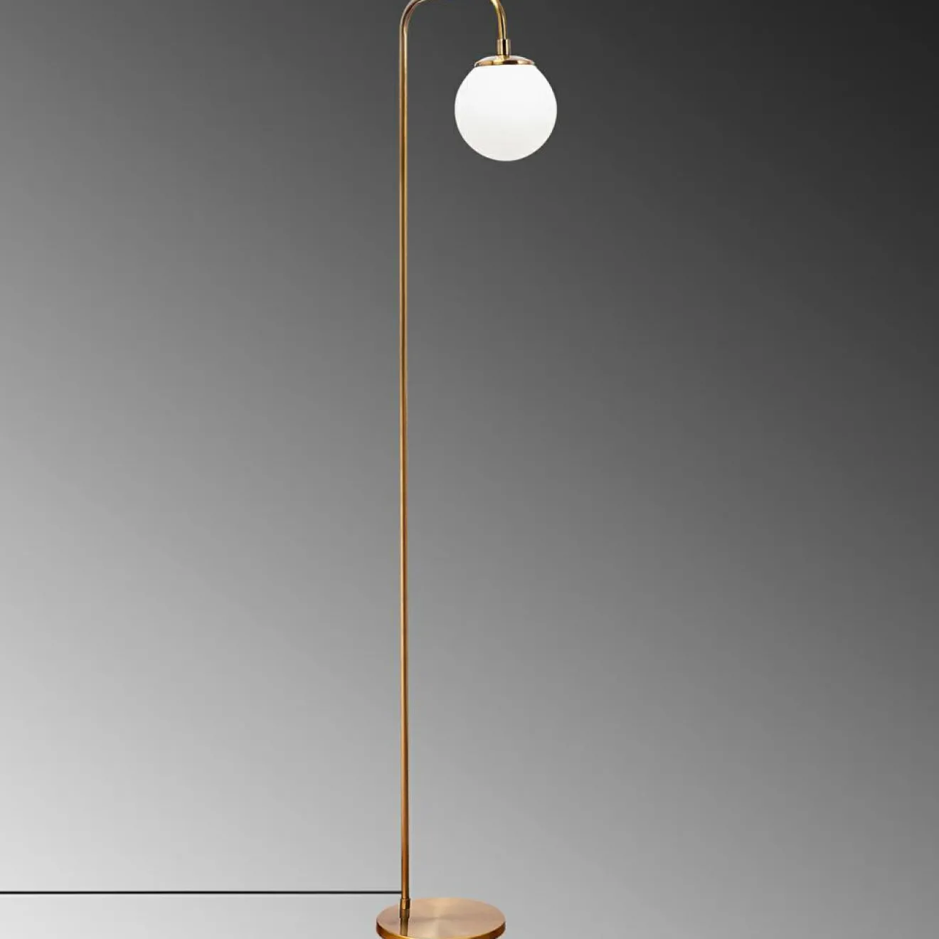 Opviq Lampadaire Viran doré - 27x27x146 cm