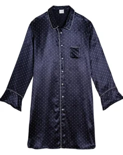 Discount Le Chat Liquette en satin Moon marine