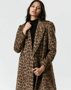 Femme The Korner Manteau Adeline marron