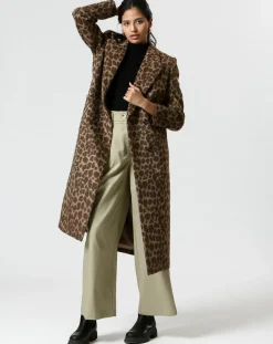 Femme The Korner Manteau Adeline marron