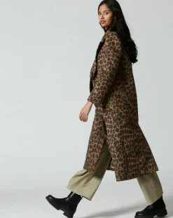 Femme The Korner Manteau Adeline marron