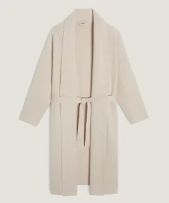 Outlet Rodier Manteau Aishwarya long blanc écru